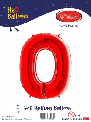 40 İnç Kırmızı Folyo Balon 0 Yaş 