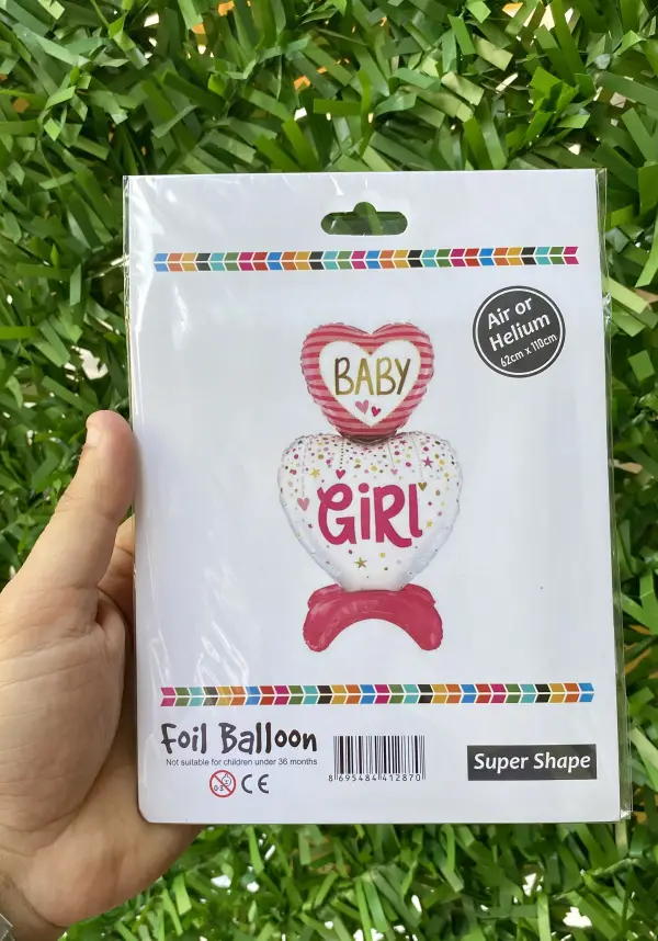 Baby Girl Ayaklı Folyo Balon 