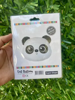 Panda Kafası Folyo Balon