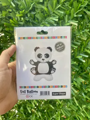 Ayaklı Panda Folyo Balon