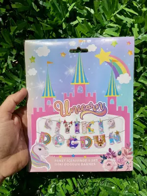 Unicorn İyiki Doğdun Zarf Banner