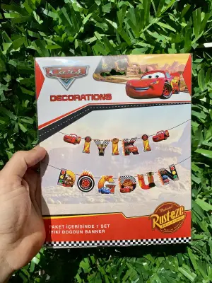 Cars İyiki Doğdun Zarf Banner