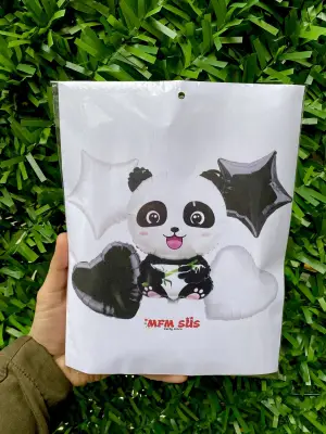 Panda Set Folyo Balon Set 5 Adet 