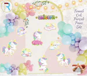 Unicorn Pano Stickers 